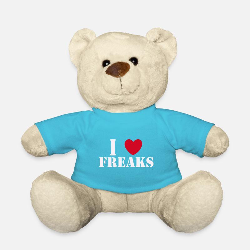I LOVE FREAKS - Teddy - Atollblau