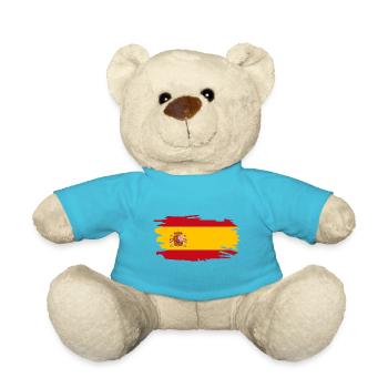 Spanien Flagge - Teddy - Atollblau - Vorne