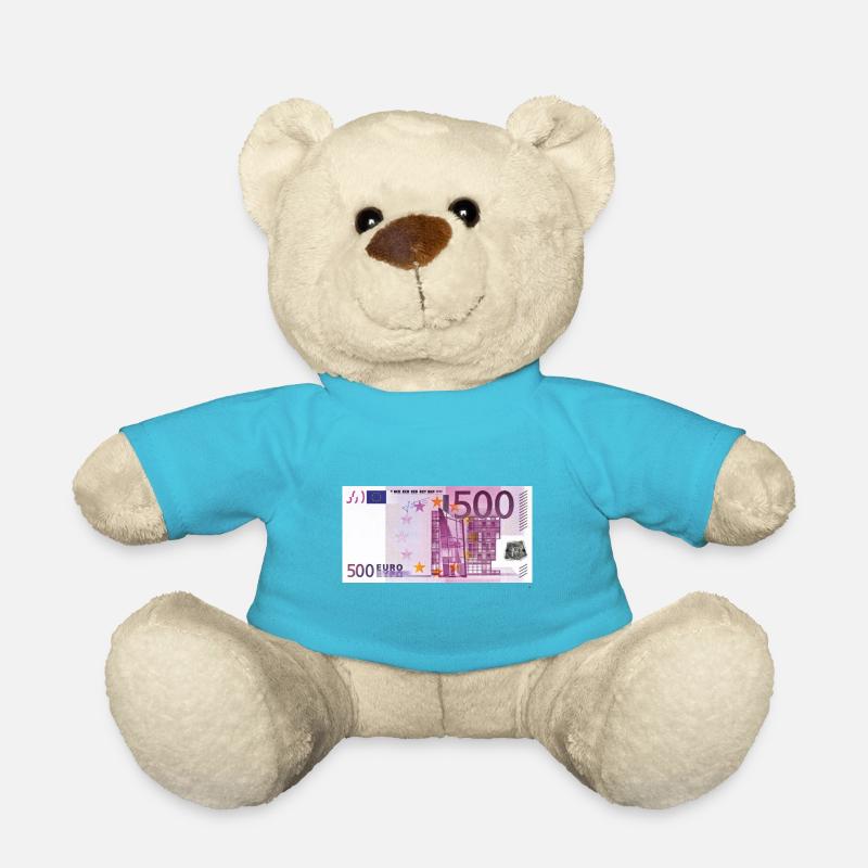 500 Euro Schein - Teddy - Atollblau