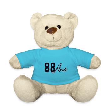 88 Ans - Nounours - bleu outremer - Devant