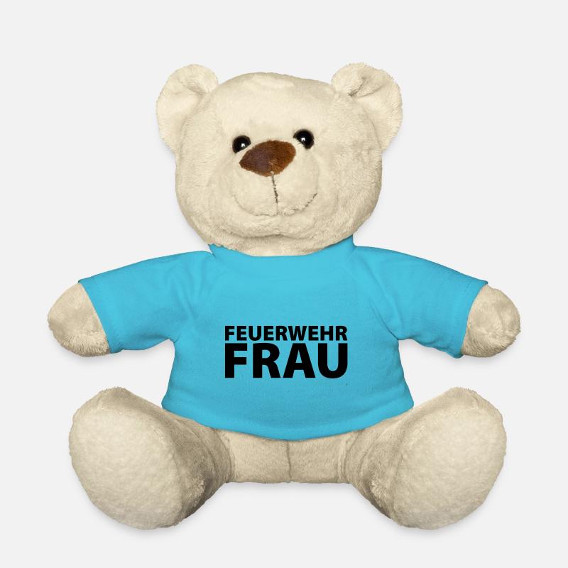 Feuerwehrfrau - Teddy - Atollblau