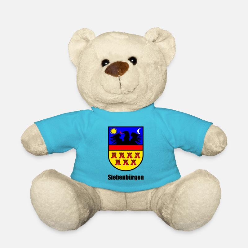 Siebenbürgen-Wappen "Siebenbürgen" - Teddy - Atollblau
