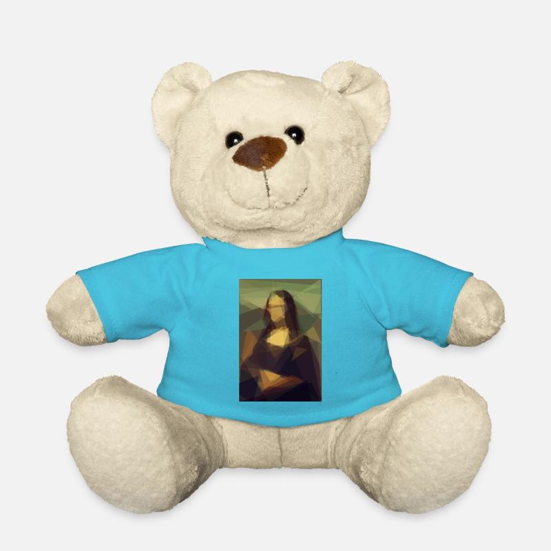 Mona Lisa - triangle - Nounours - bleu outremer