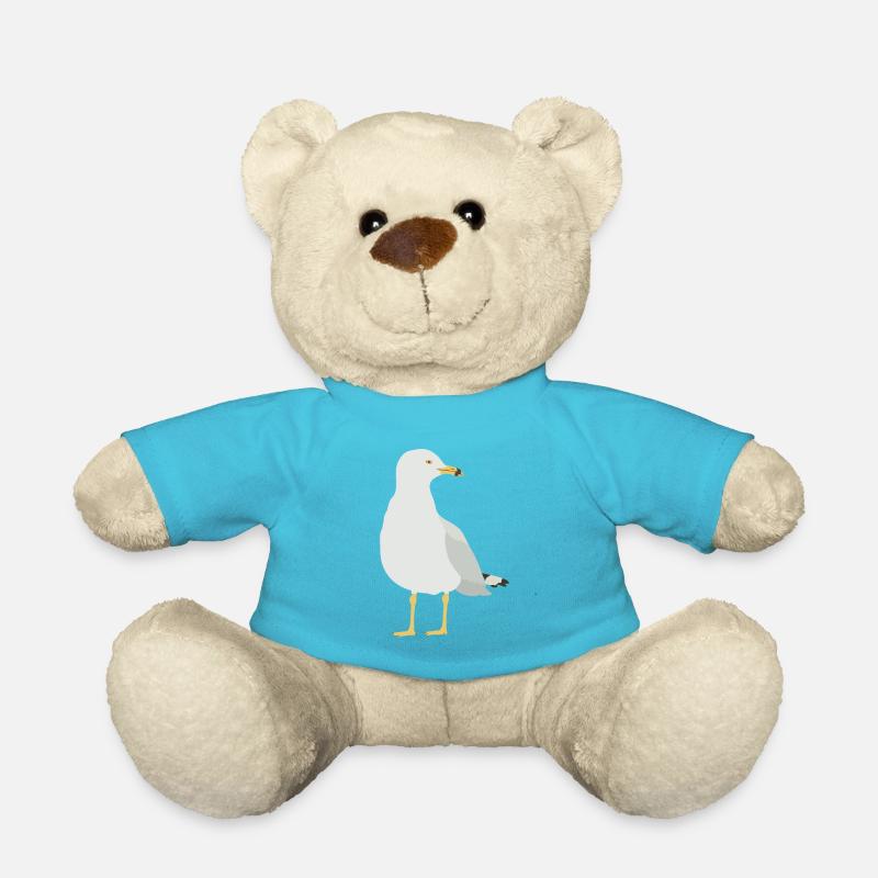 mouette - Nounours - bleu outremer