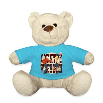 Country Western - Teddy - Atollblau - Vorne