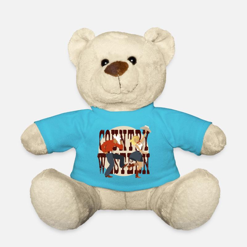 Pays Western - Nounours - bleu outremer