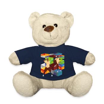 hip hop - Teddy Bear - french navy - Front