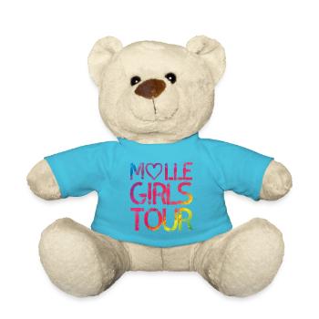 Malle girls tour heart colorful - Teddy Bear - atoll blue - Front