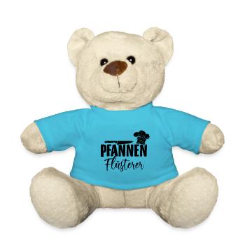 Kochen | Koch Köche Küchenchef Hobbykoch Geschenke - Teddy - Atollblau - Vorne