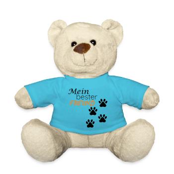 Mein bester Freund - der Hund - Teddy - Atollblau - Vorne