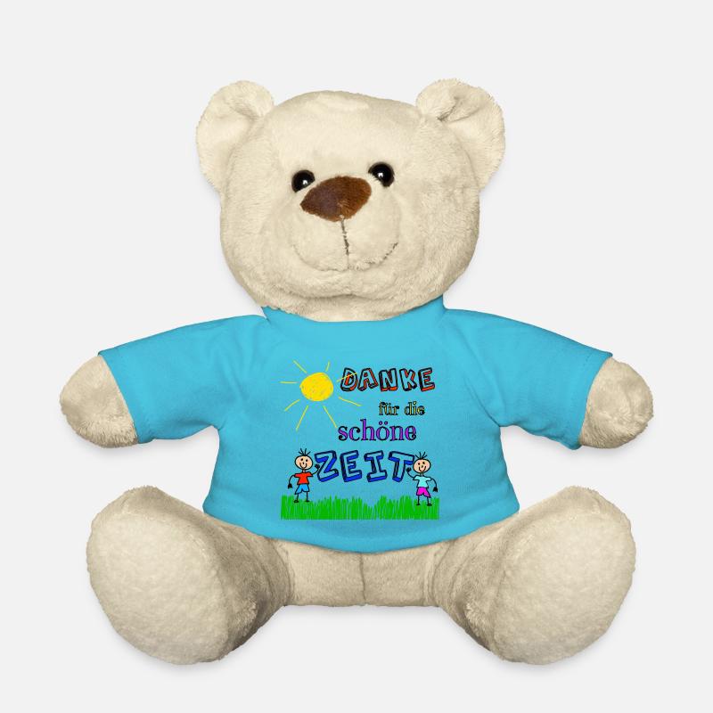 Danke für die schöne Zeit - Teddy - Atollblau