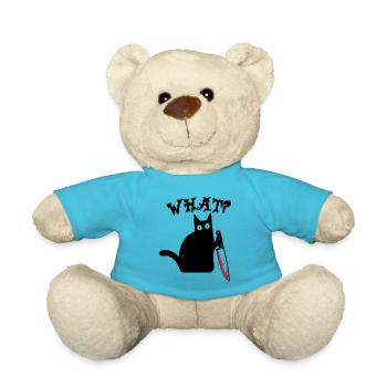 What Geschenk Katze Haustiere - Teddy - Atollblau - Vorne