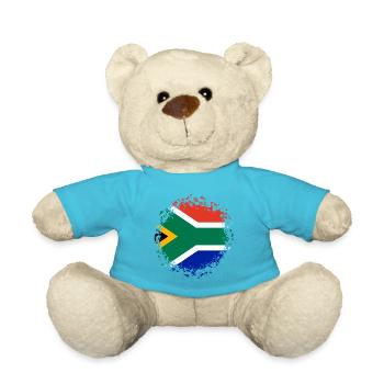 Afrique du Sud drapeau africain Drapeau sud-africain - Nounours - bleu outremer - Devant