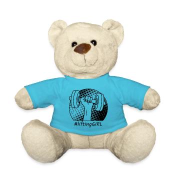Lifting girl Fitness Musculation Sport - Nounours - bleu outremer - Devant