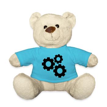 gear wheels - Teddy Bear - atoll blue - Front