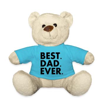 Best dad ever - Teddy - Atollblau - Vorne