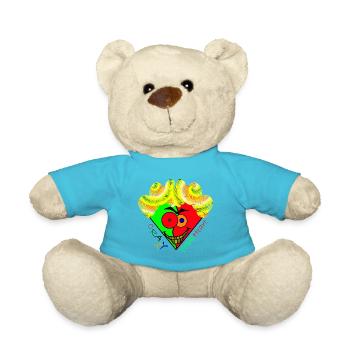 Crazy YoshiHeart - Edition 2 - The Crazy Heart - Teddy Bear - atoll blue - Front