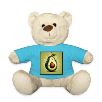 Avocado - Teddy Bear - atoll blue - Front