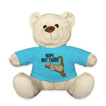 faultier nope not today - Teddy - Atollblau - Vorne