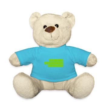 ich bin nicht schuld - Teddy - Atollblau - Vorne