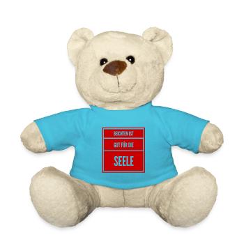 beichten tut mir gut - Teddy - Atollblau - Vorne