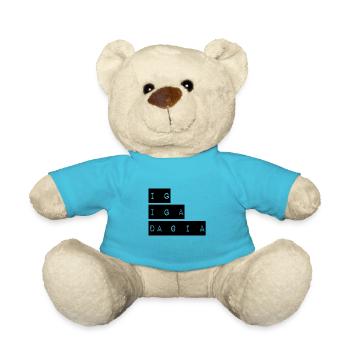 dann muss ich auch los - Teddy - Atollblau - Vorne