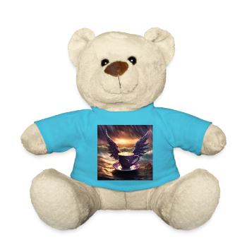Heavenly Latte - Teddy Bear - atoll blue - Front
