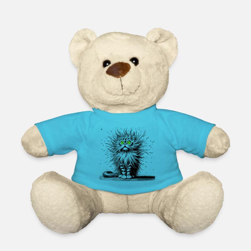 Chat pour se moquer - Nounours - bleu outremer