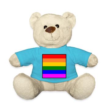 Arc-en-ciel - Nounours - bleu outremer - Devant