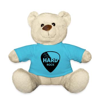 Hard Rock Guitar Pick - Teddy Bear - atoll blue - Front