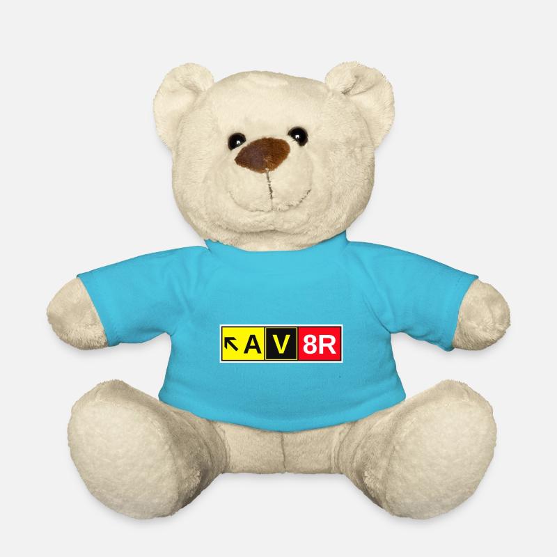 Aviator AV8R Sign Pilot Air Crew Private Pilot PPL - Nounours - bleu outremer