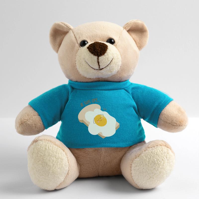 egg sleeps Teddy Bear