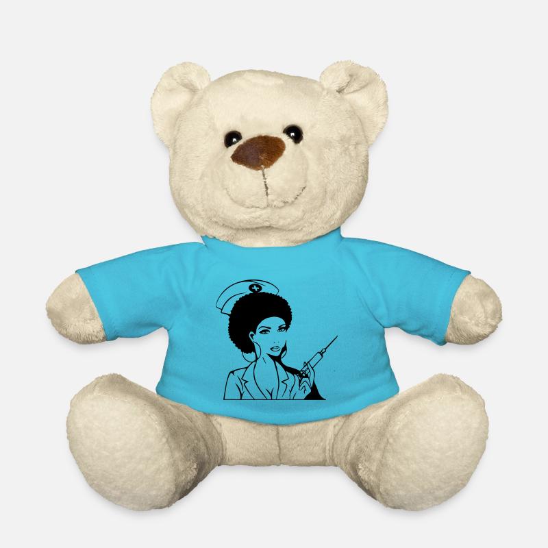infirmière - Nounours - bleu outremer