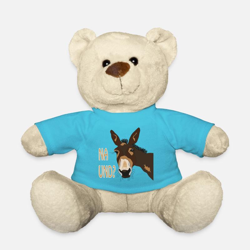 Esel - Teddy - Atollblau