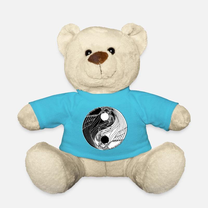 Zwei Engel Im Gleichgewicht - Teddy - Atollblau