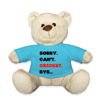 Pardon. Ne. Grillon. Au revoir. - Nounours - bleu outremer - Devant