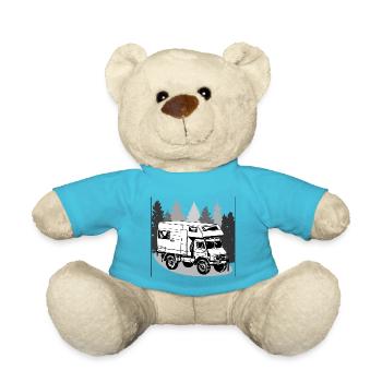 Camping - Unimog - Aventure - Oldtimer - Nounours - bleu outremer - Devant
