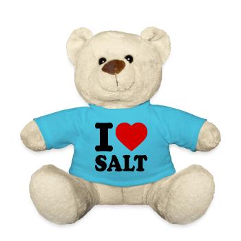 I love salt - Teddy - Atollblau - Vorne