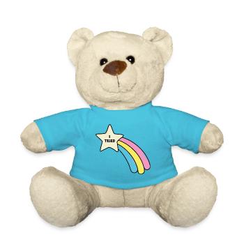 J’ai essayé le sarcasme - Nounours - bleu outremer - Devant