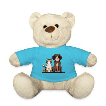 Friendship for life - Teddy Bear - atoll blue - Front