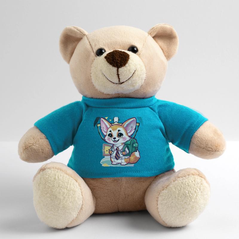 Fennek Desert Fox with School Uniform Teddy Bear