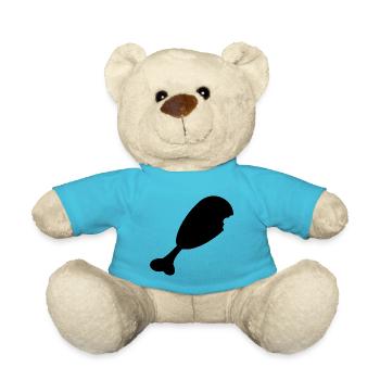 Chicken thigh chicken leg meat grilling - Teddy Bear - atoll blue - Front