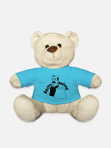 LIVRAISON EN BELIVE - Nounours - bleu outremer