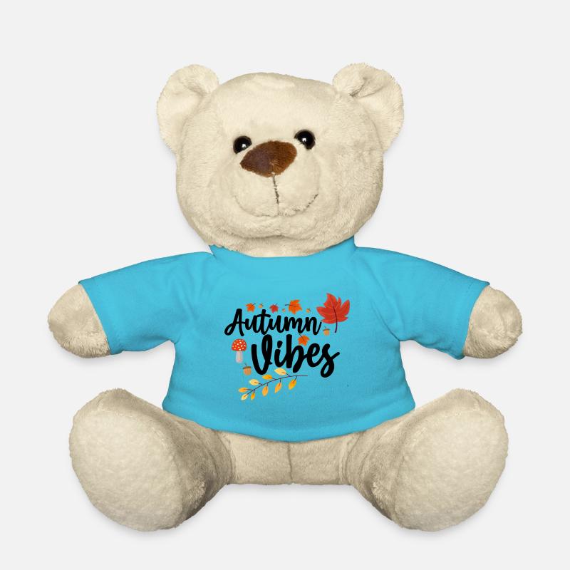 Fall vibes - Teddy Bear - atoll blue