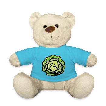 Salad cabbage vegetables - Salad cabbage vegetable - Teddy Bear - atoll blue - Front