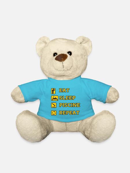 ESSEN SCHLAF PISCINE WIEDERHOLEN - Teddy - Atollblau