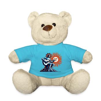 Guitare Soleil - Nounours - bleu outremer - Devant
