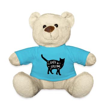 Chats & Cyclisme - Nounours - bleu outremer - Devant