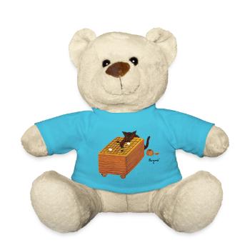 Renifler la troisième ligne - Nounours - bleu outremer - Devant
