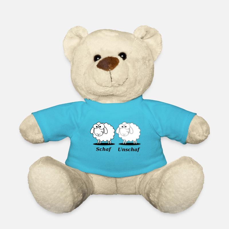 Schaf Unschaf lustiges - Teddy - Atollblau